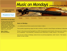 Tablet Screenshot of lutonmusic.org.uk